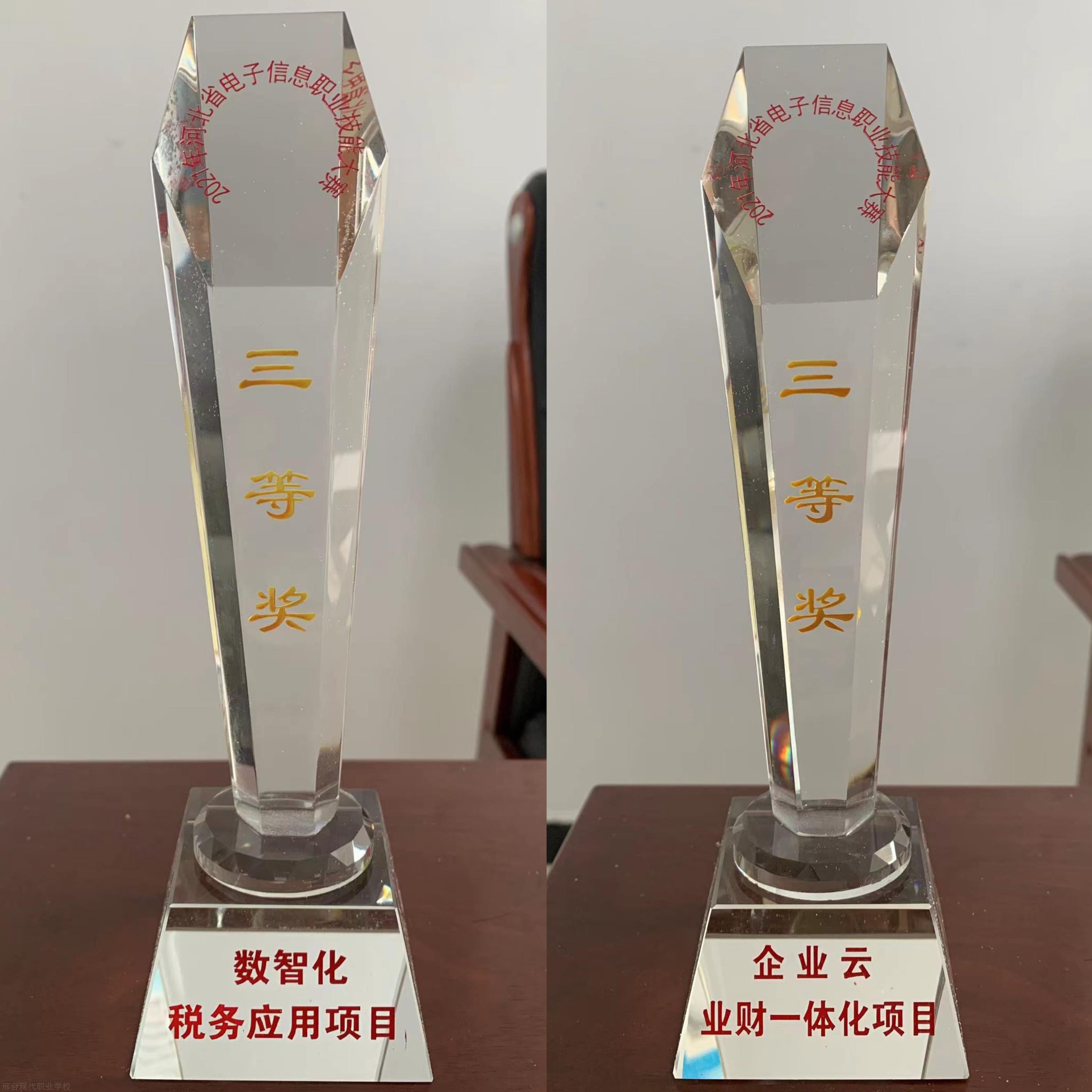 2021年河北省电子信息职业技能大赛奖杯